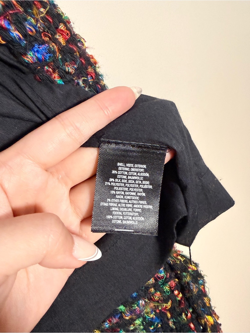 Anthropologie Ett:Twa Beryn Tweed Coat (Sz S) - Picture 7 of 9